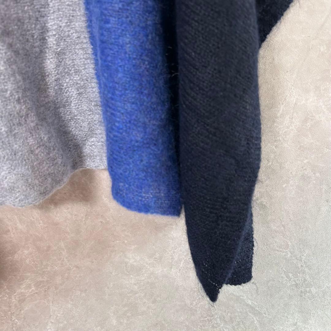 45R ウールニットポンチョ