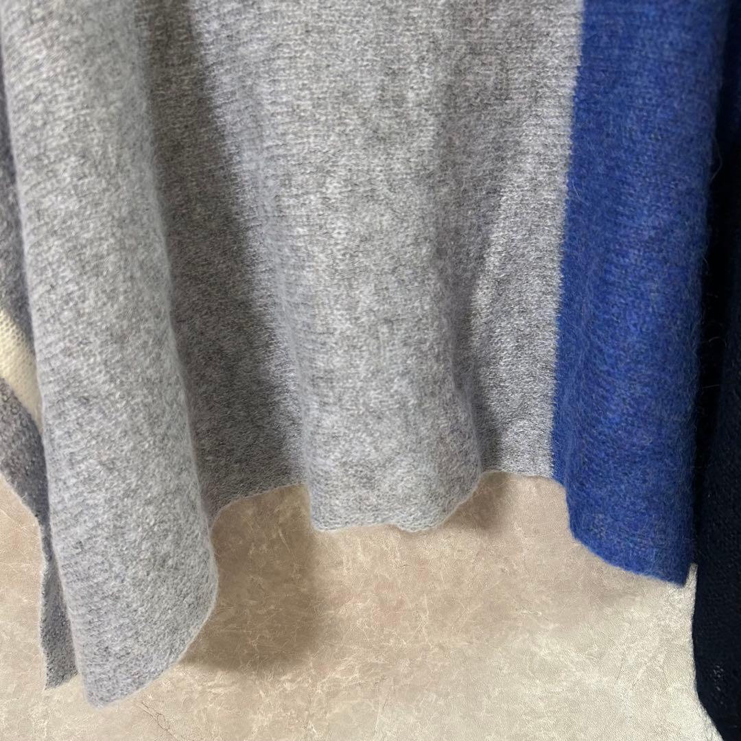 45R ウールニットポンチョ