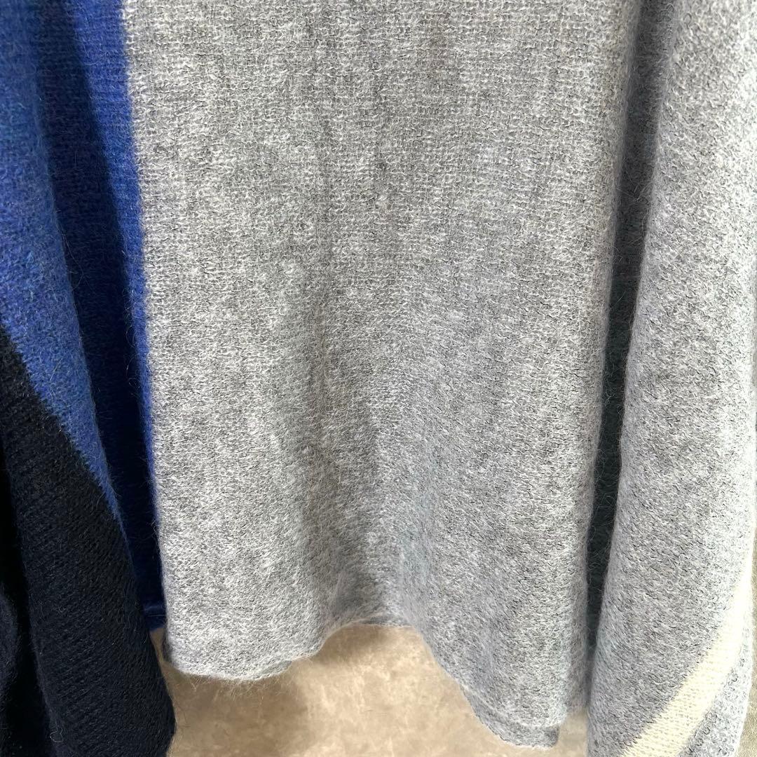 45R ウールニットポンチョ