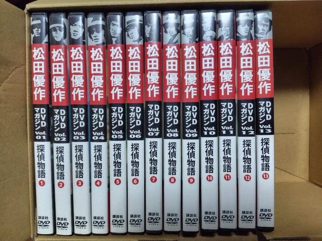 d*k様 松田優作 DVDマガジン 探偵物語　全27話（13巻セット）