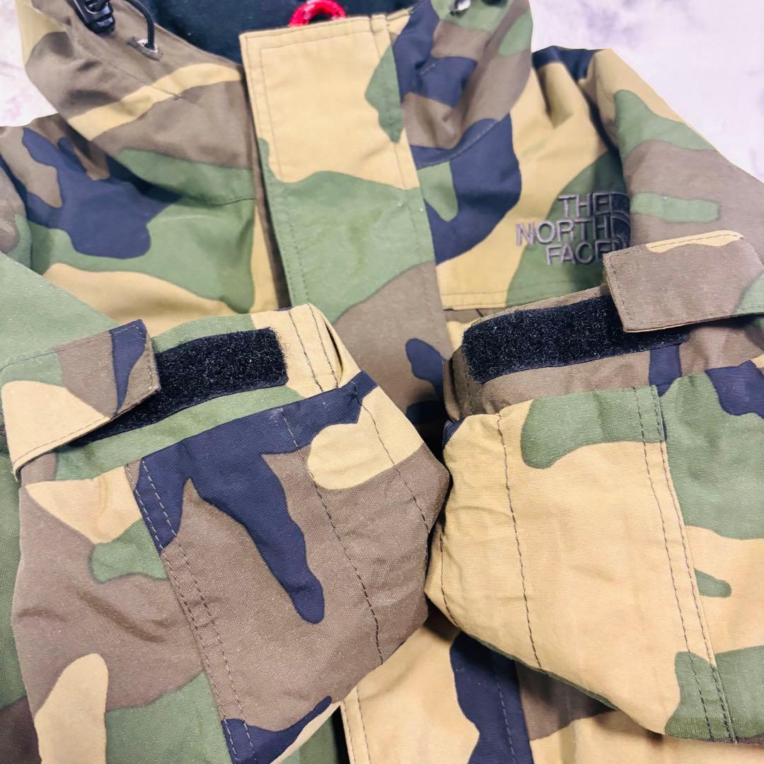 NORTH FACE ノースフェイス　迷彩　カモ柄　スキーウェア　スノーウエア