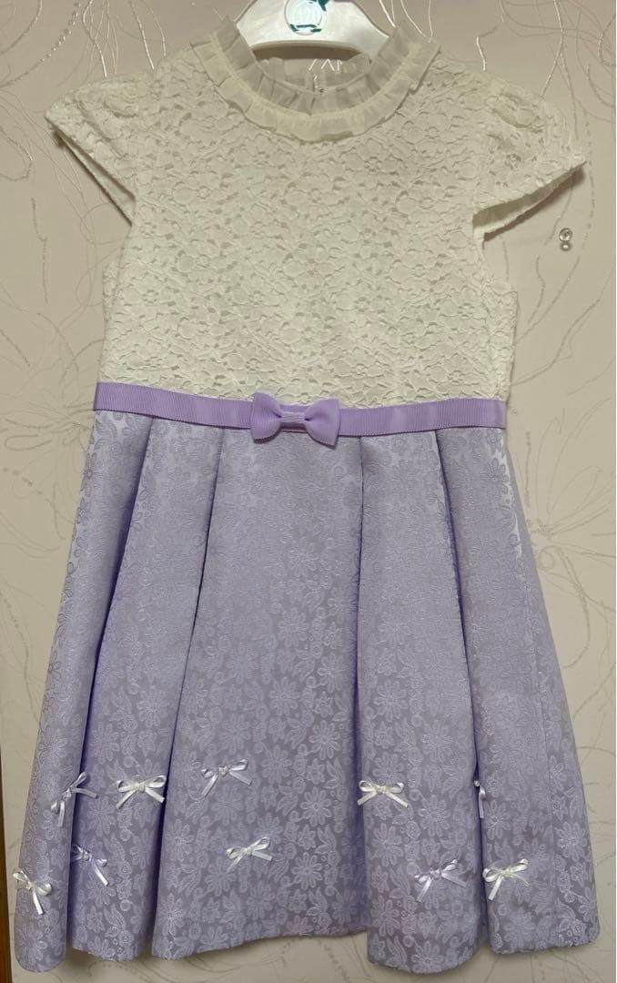 フォーマルドレスセット 120cm ネイビー・ラベンダー a.v.v.