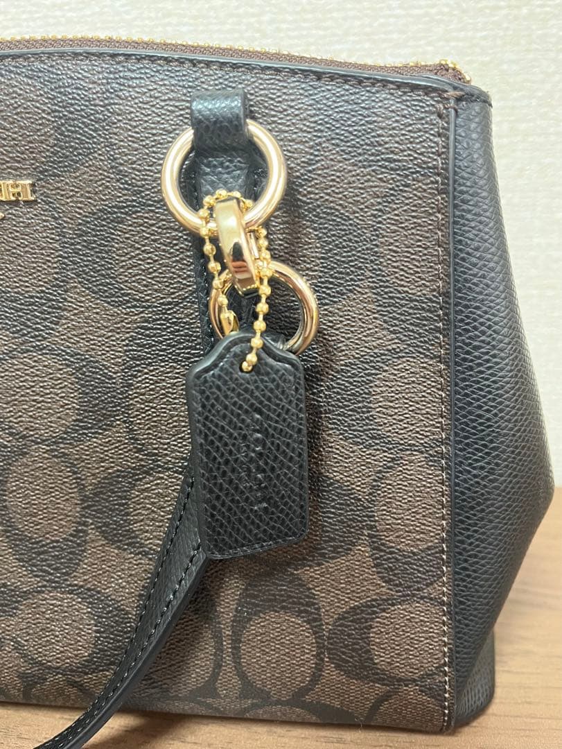 COACH ショルダーバッグ ブラウン/ブラック