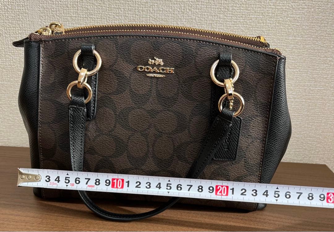 COACH ショルダーバッグ ブラウン/ブラック