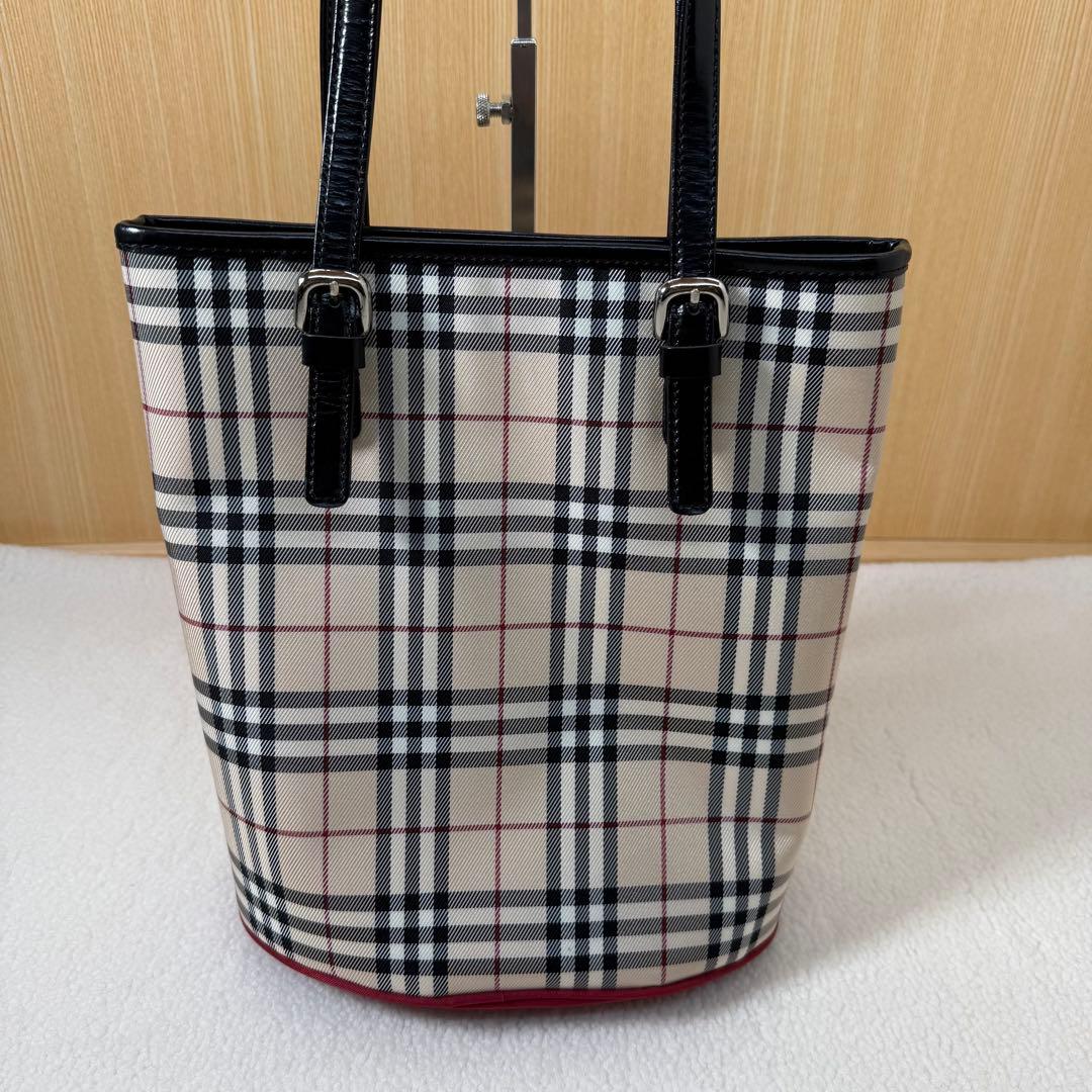 Burberry Blue Label ショルダーバッグ バケツ型 バーバリー
