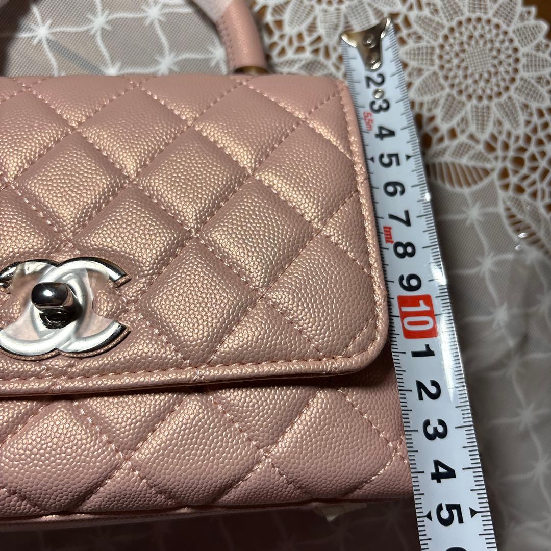 激レアCHANELココハンドルピンクメタリックノベルティバッグ新品未使用