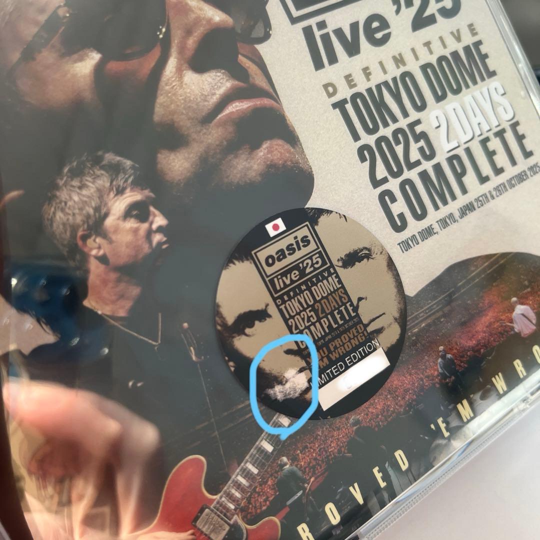 洋楽 oasis DEFINITIVE TOKYO DOME 2025