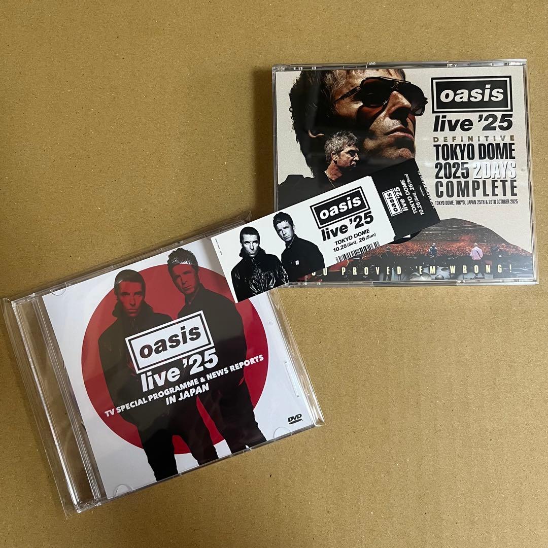洋楽 oasis DEFINITIVE TOKYO DOME 2025