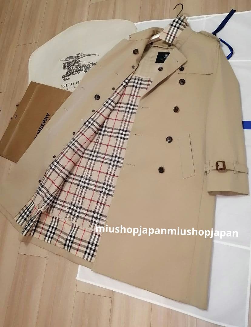 本物上質●46サイズ　バーバリー　BURBERRY　LONDON　トレンチコート