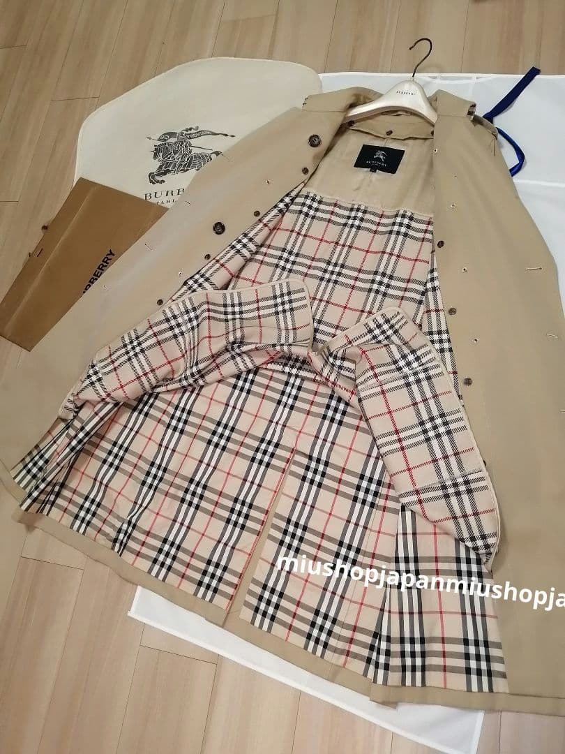 本物上質●46サイズ　バーバリー　BURBERRY　LONDON　トレンチコート