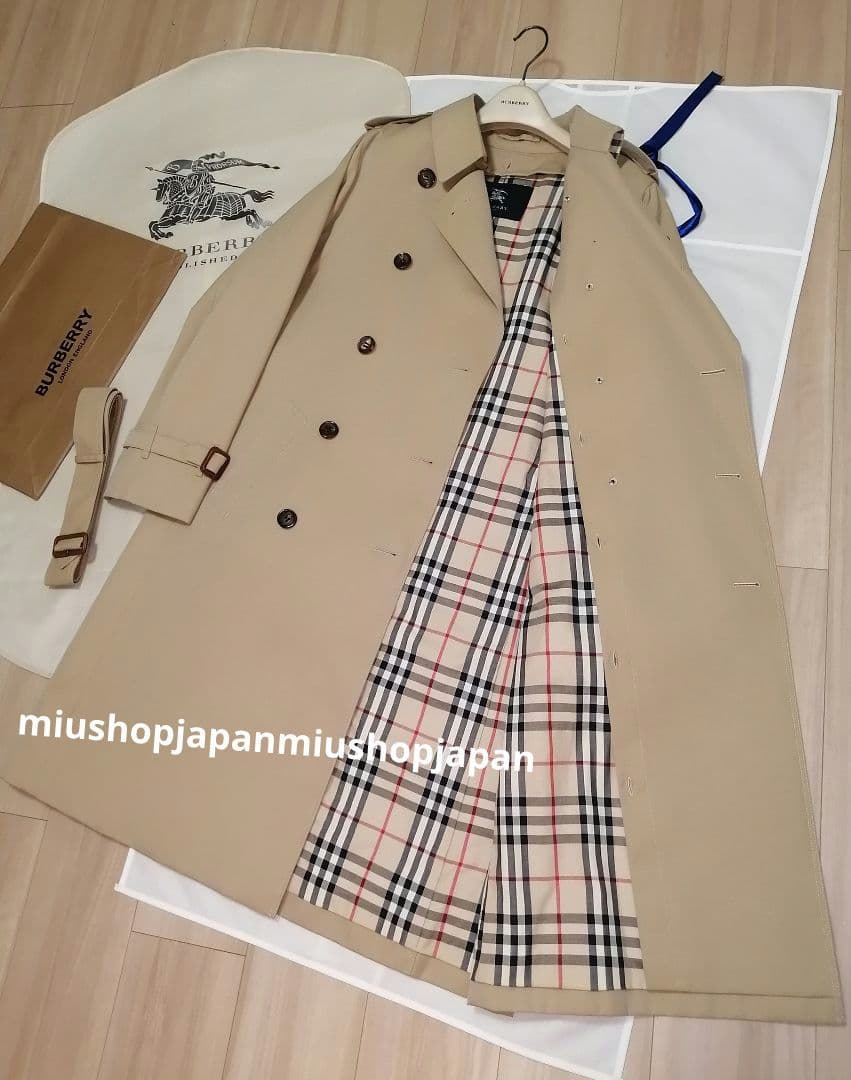 本物上質●46サイズ　バーバリー　BURBERRY　LONDON　トレンチコート