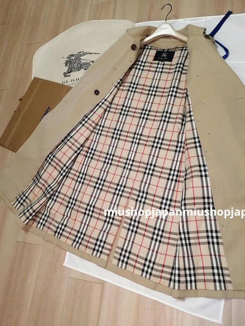 本物上質●46サイズ　バーバリー　BURBERRY　LONDON　トレンチコート