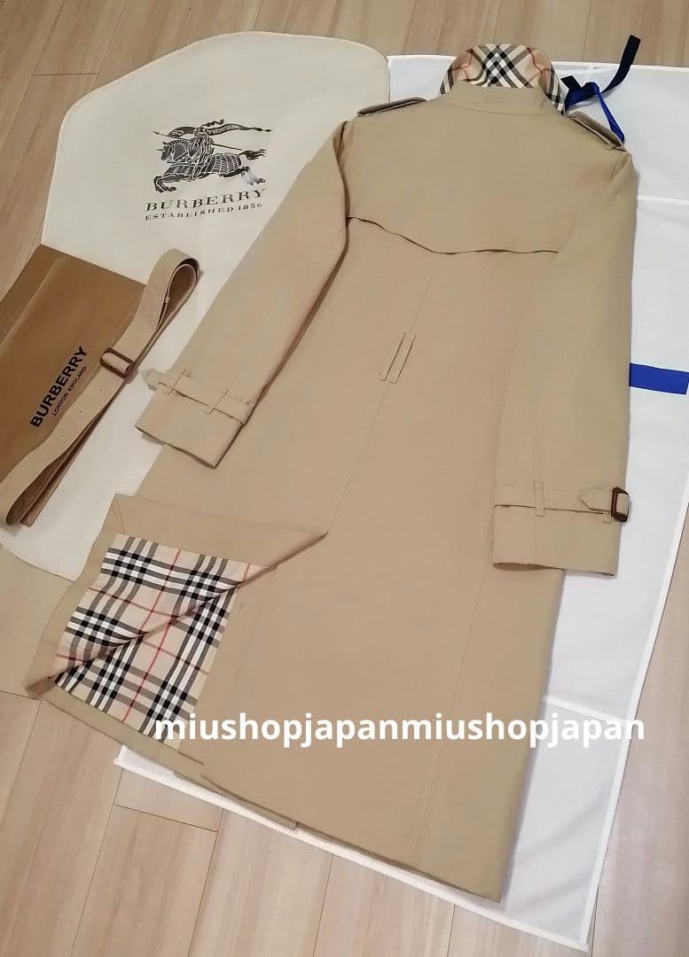 本物上質●46サイズ　バーバリー　BURBERRY　LONDON　トレンチコート