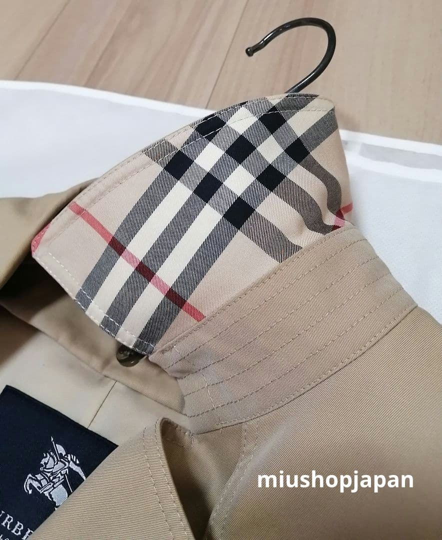本物上質●46サイズ　バーバリー　BURBERRY　LONDON　トレンチコート