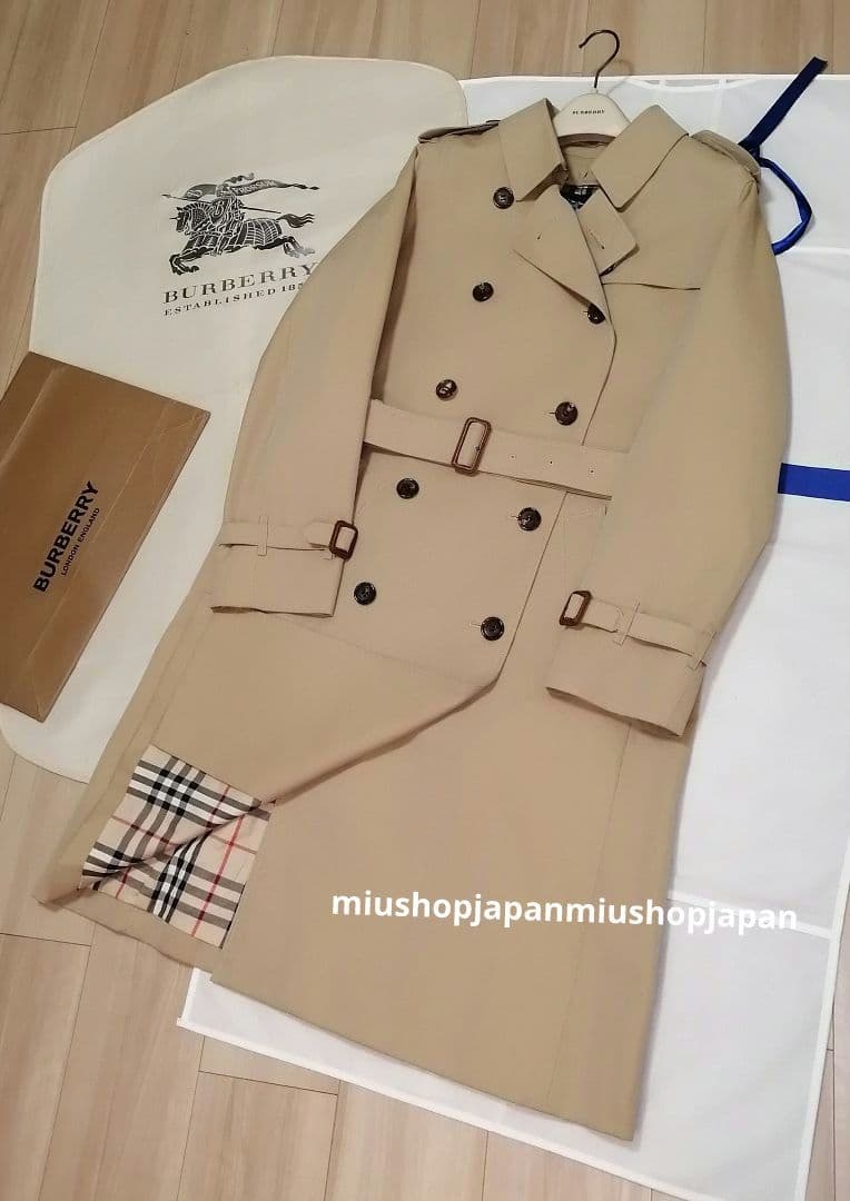 本物上質●46サイズ　バーバリー　BURBERRY　LONDON　トレンチコート