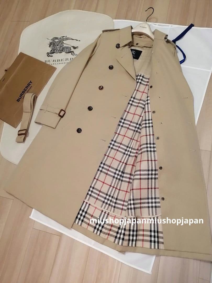 本物上質●46サイズ　バーバリー　BURBERRY　LONDON　トレンチコート