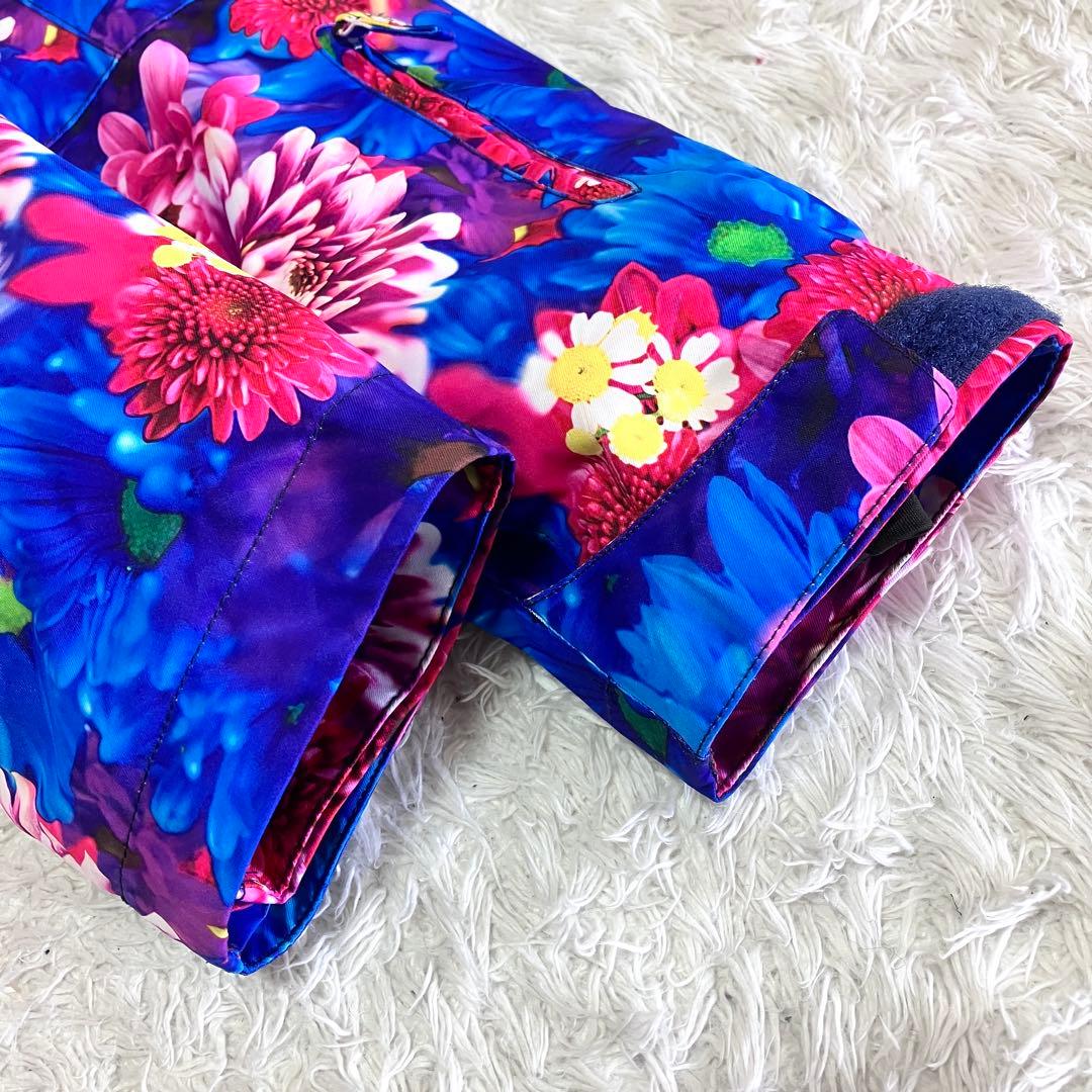 未使用 タグ付き ROXY 蜷川実花 コラボ スノージャケット 花柄 L