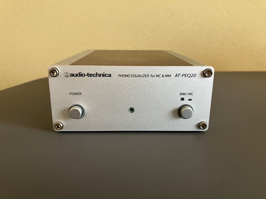 audio-technica AT-PEQ20 フォノイコライザー　外箱あり