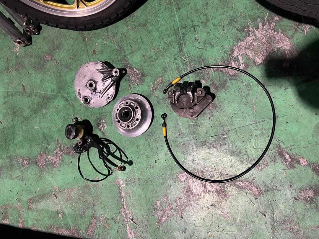 スズキGSX400E GS400星キャス前後　フロントフォークセット18インチ