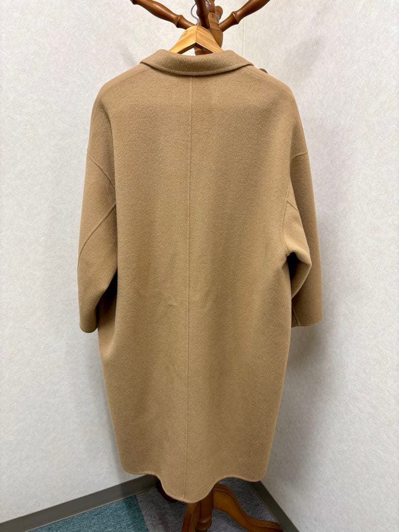 新品未使用 andme リバーロングコクーンコート アンドミー