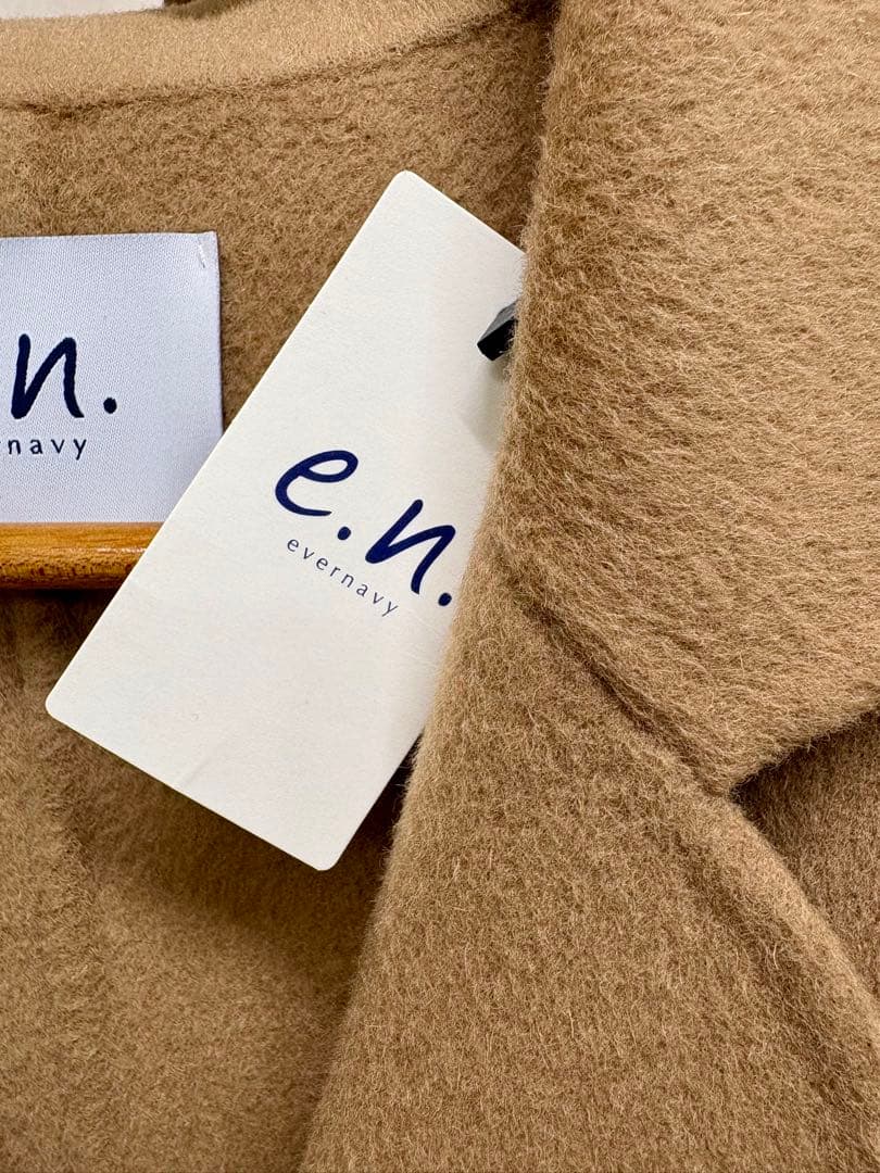 新品未使用 andme リバーロングコクーンコート アンドミー