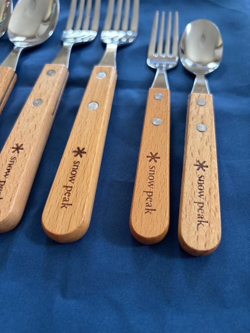 ✨新品未使用品✨スノーピーク ウッド パーティー カトラリー 2セット