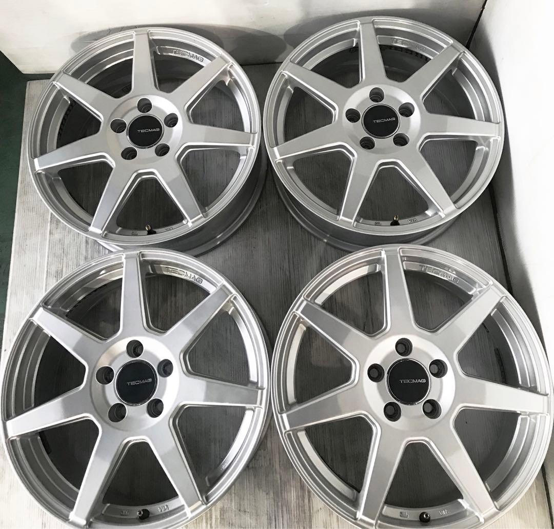 H-323☆TECMAG 17インチアルミホイール 4本セット☆