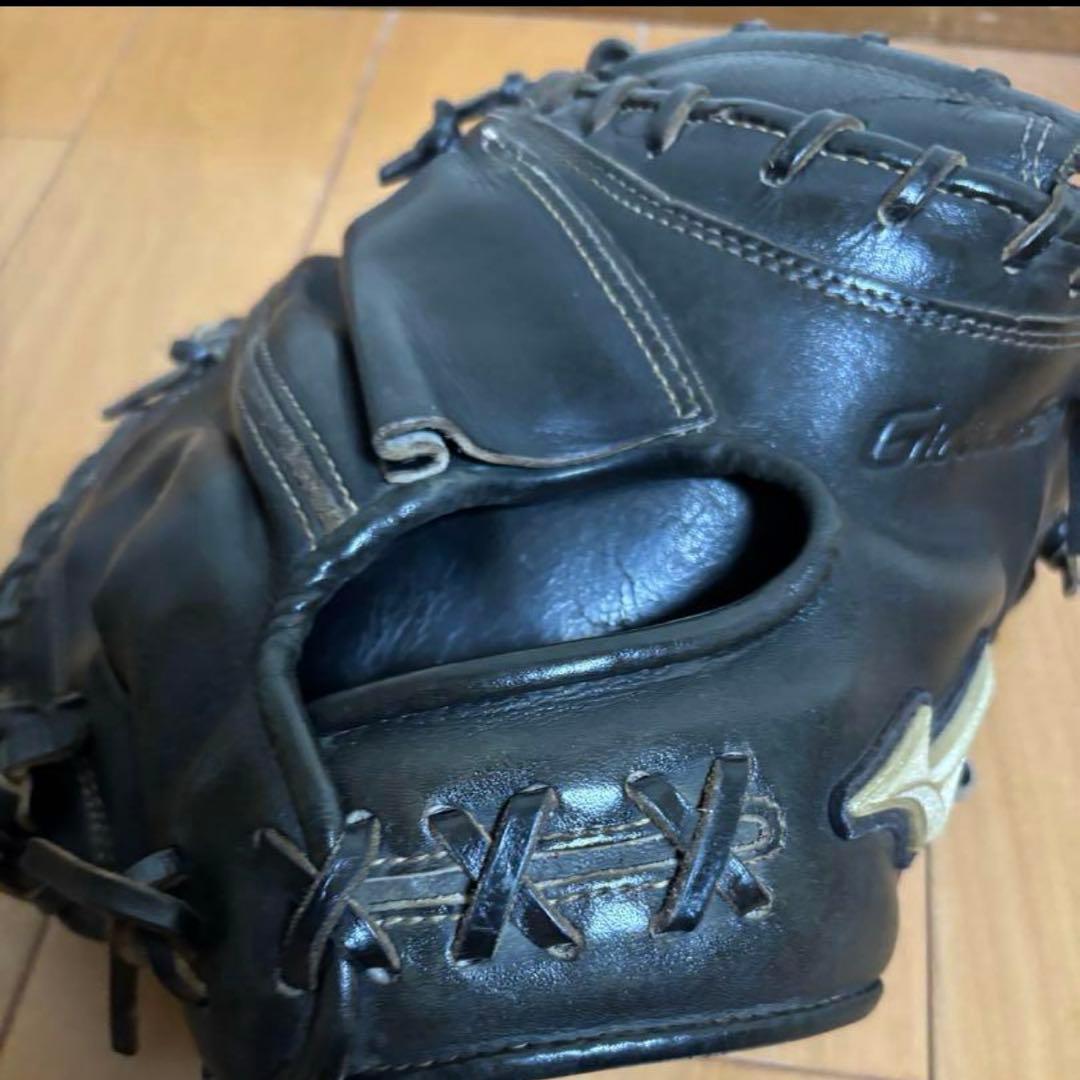 【即戦力】硬式キャッチャーミット 黒 ミズノ グローバルエリート