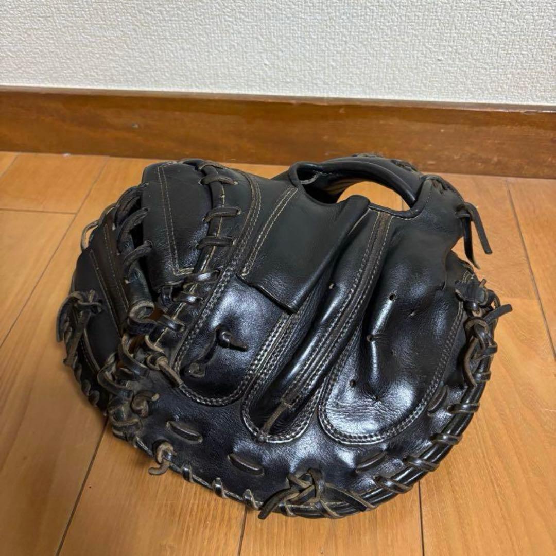 【即戦力】硬式キャッチャーミット 黒 ミズノ グローバルエリート