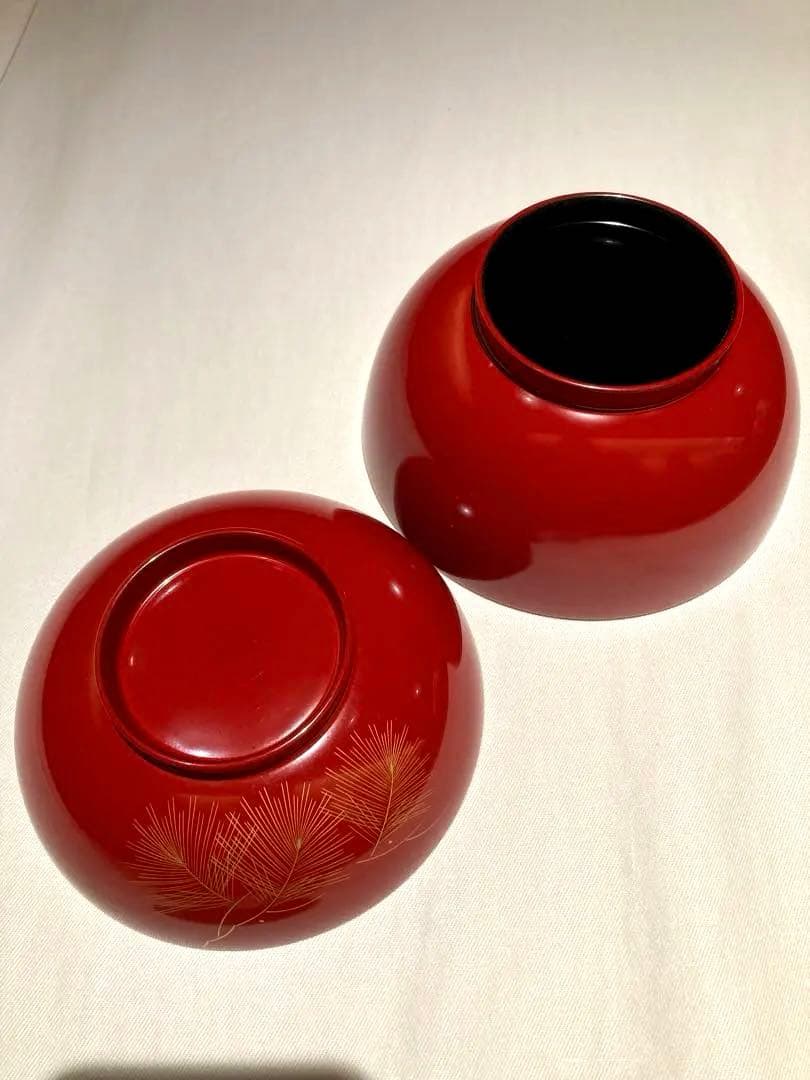 越前塗 漆器 椀 2個セット (14cm×10cm)