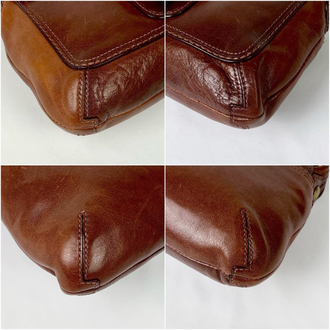 COACH ショルダーバッグ ソーホー ブリーカー 11427 レザー ブラウン