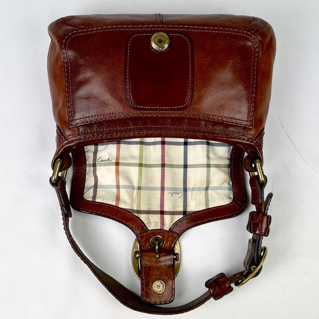 COACH ショルダーバッグ ソーホー ブリーカー 11427 レザー ブラウン