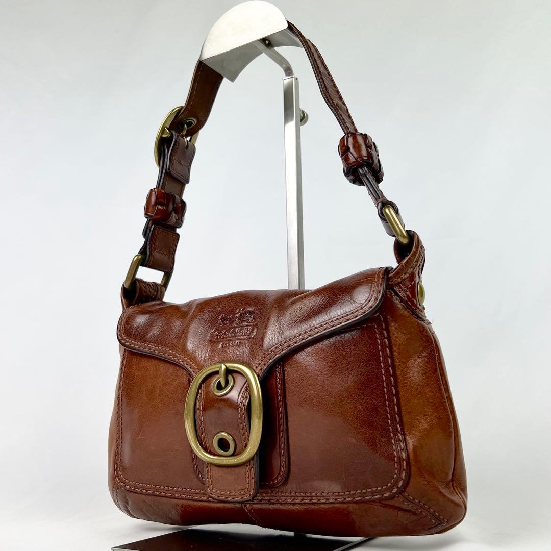 COACH ショルダーバッグ ソーホー ブリーカー 11427 レザー ブラウン