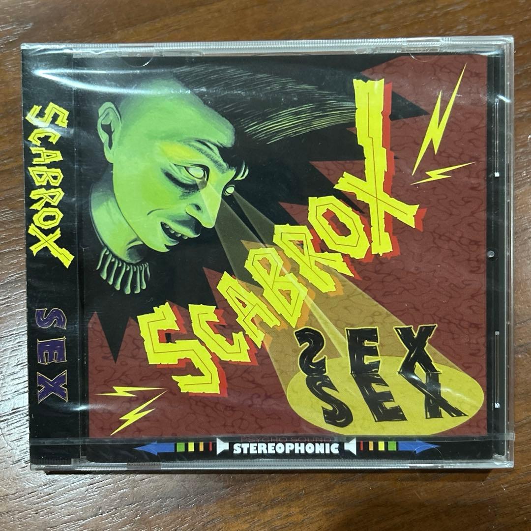 SCABROX スキャブロクス　CD サイコビリー　缶バッチ付き！