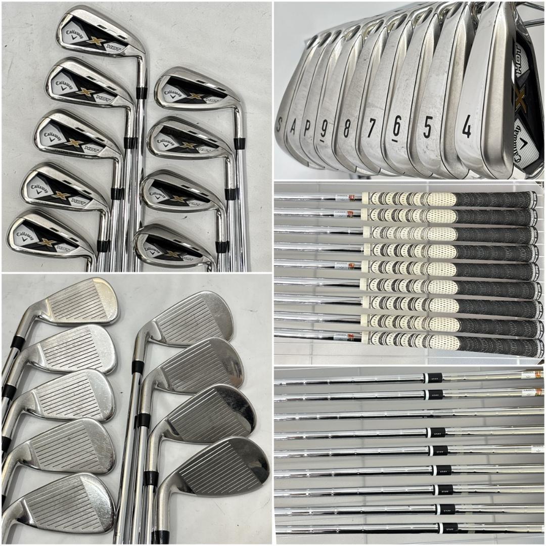 メンズ右利き初心者用　キャロウェイ　X　HOT　ゴルフクラブセット　W-2629