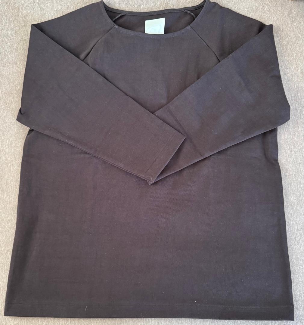 【新品未使用】わざわざ パン屋のTシャツ 墨黒 サイズ5 わざわざ×yohaku