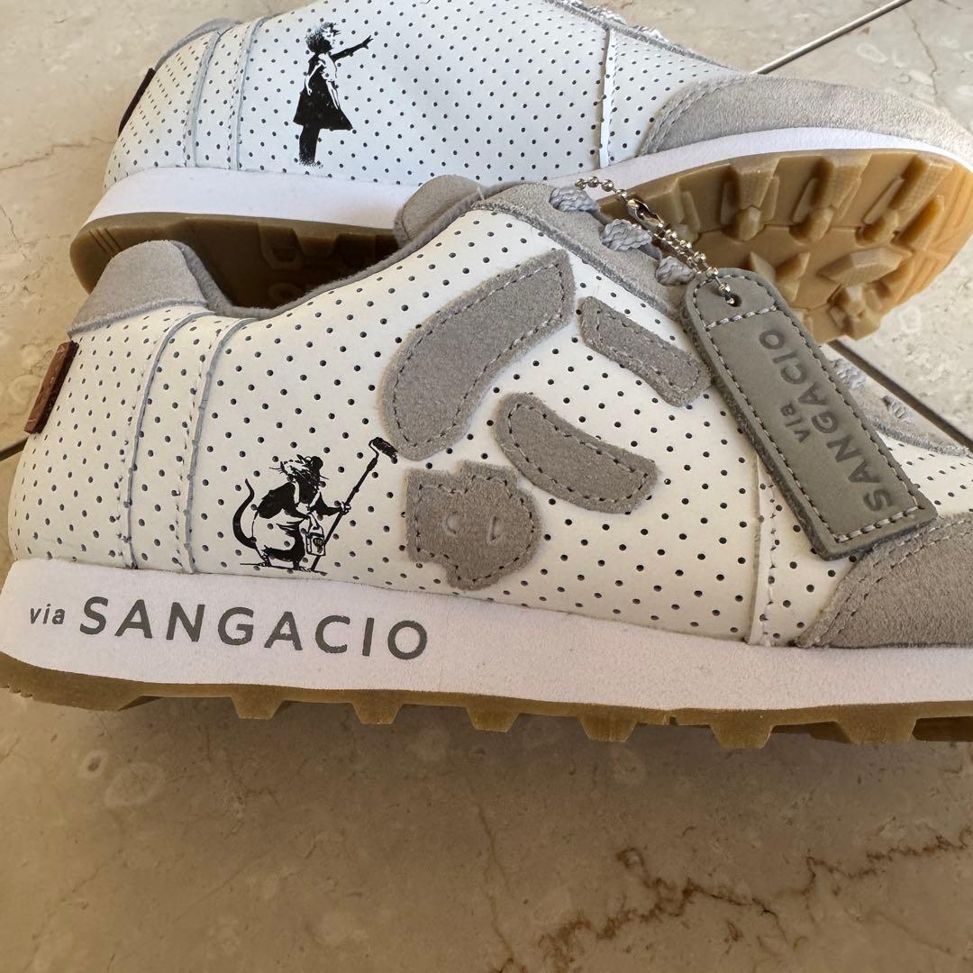 新品via SANGACIO Brandalised バンクシー スニーカー