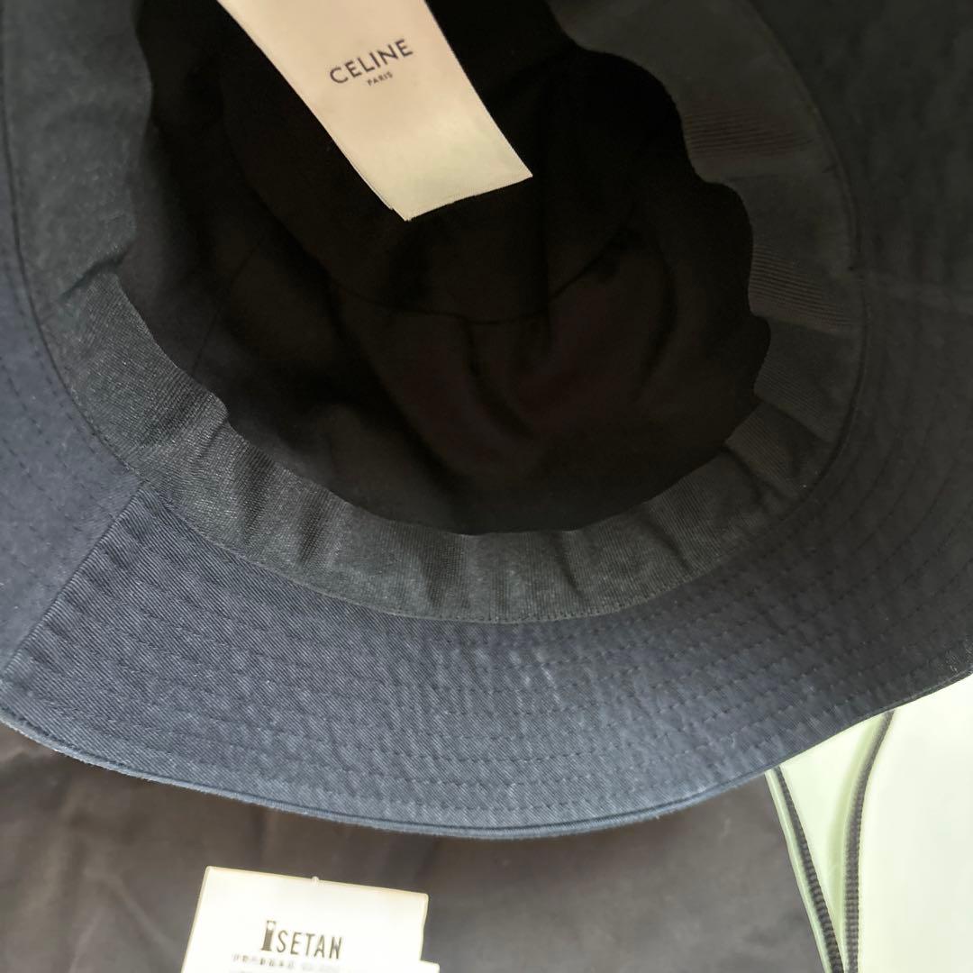 CELINE ブラック　 バケットハット　ナップザック