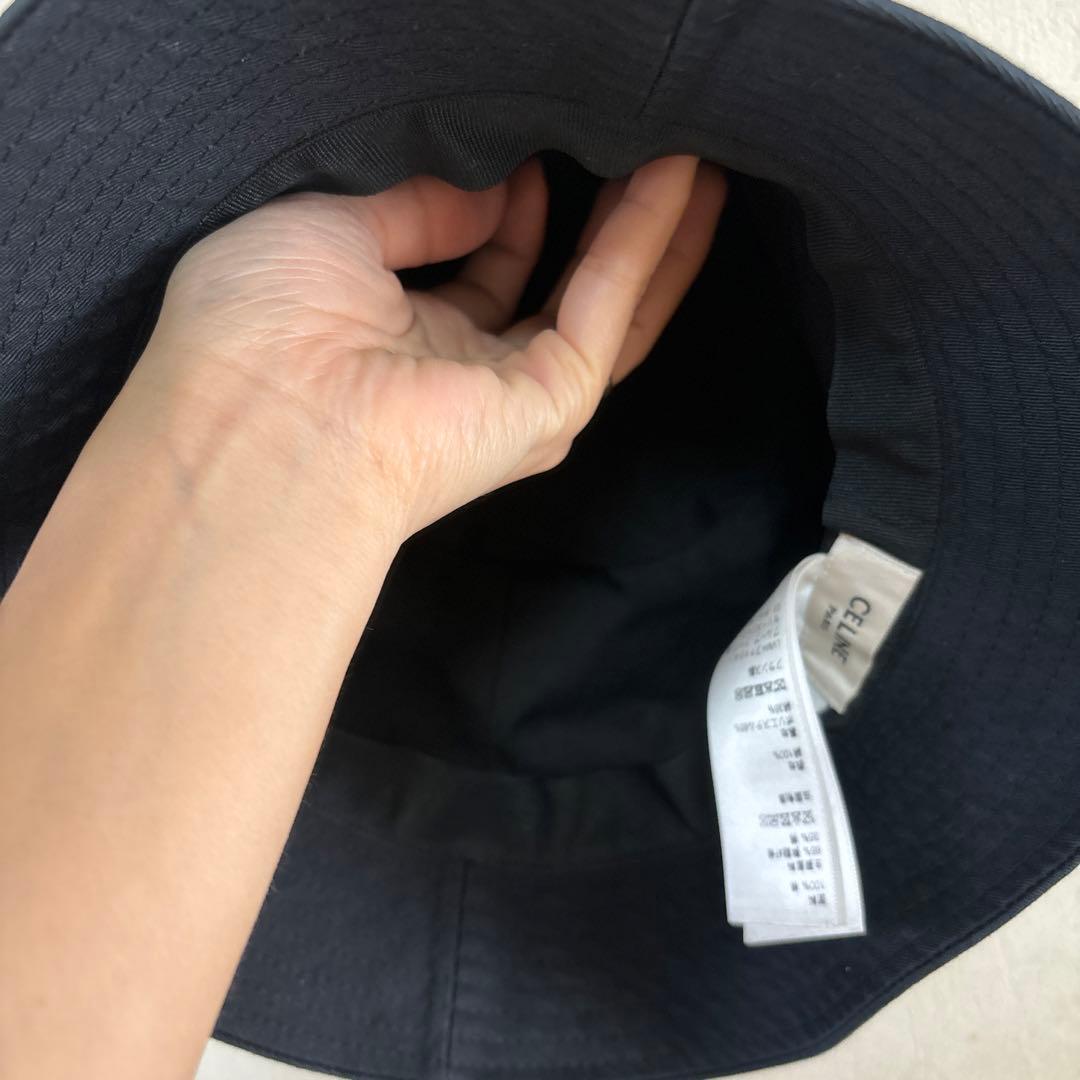 CELINE ブラック　 バケットハット　ナップザック