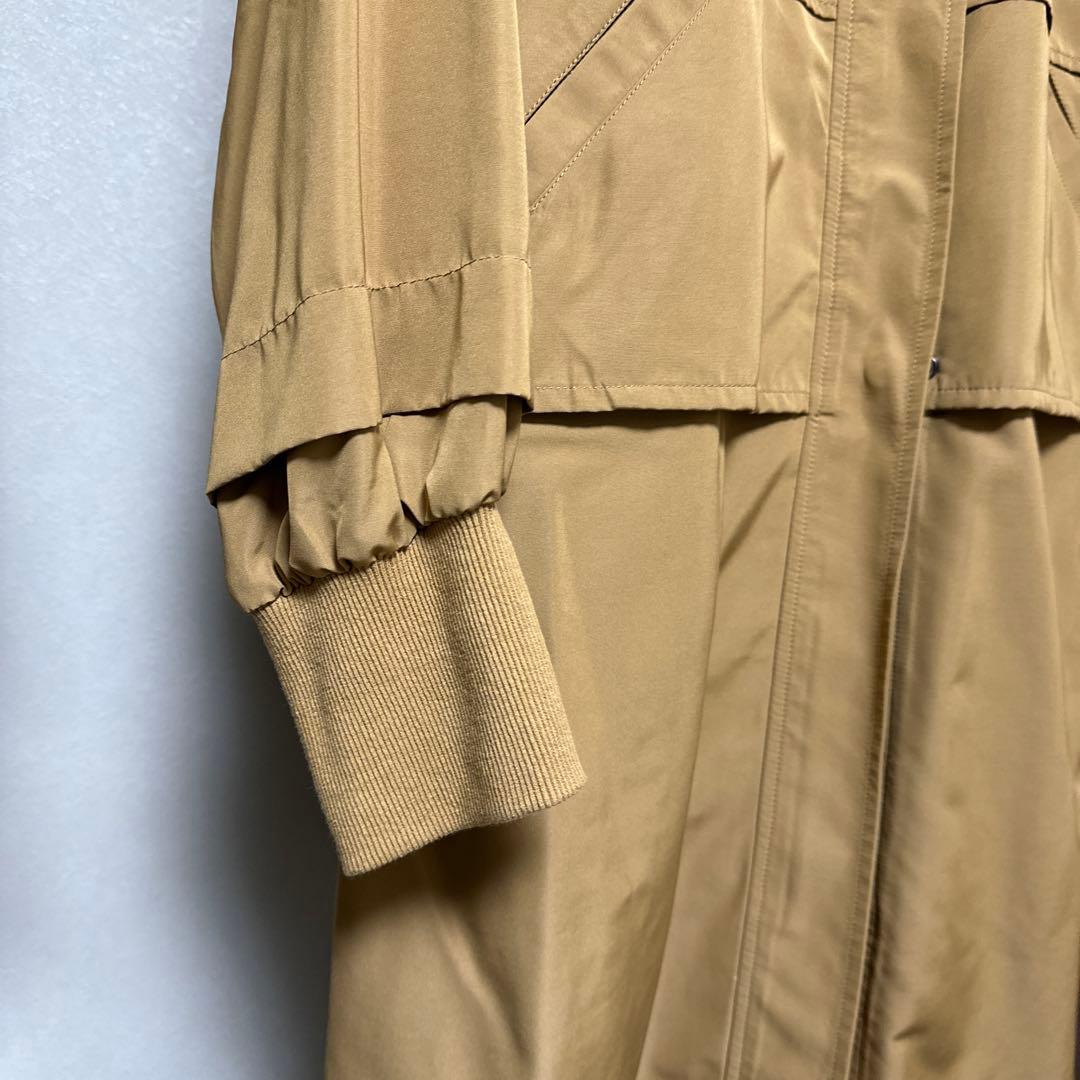 馬刺繍入りレイヤード風コート(スミスタイル)