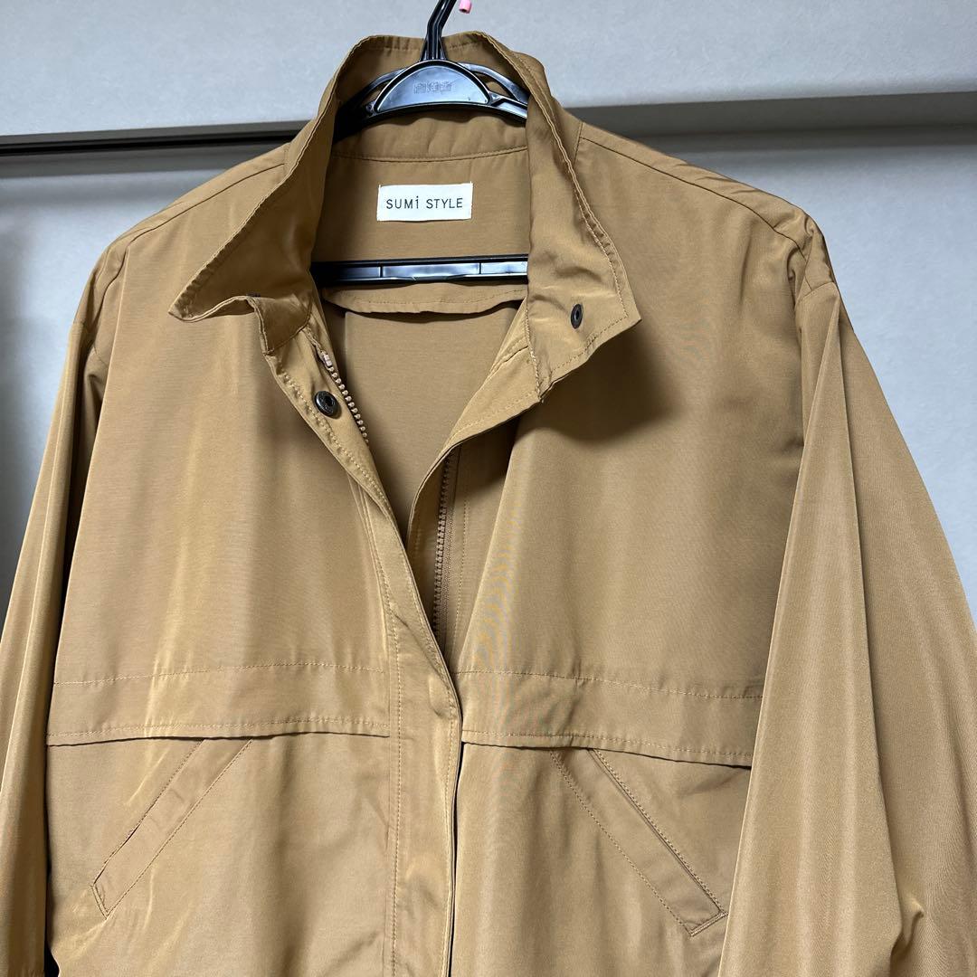 馬刺繍入りレイヤード風コート(スミスタイル)