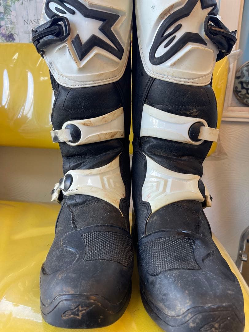 アルパインスターズTech 3バイクブーツ 黒/白　サイズ9