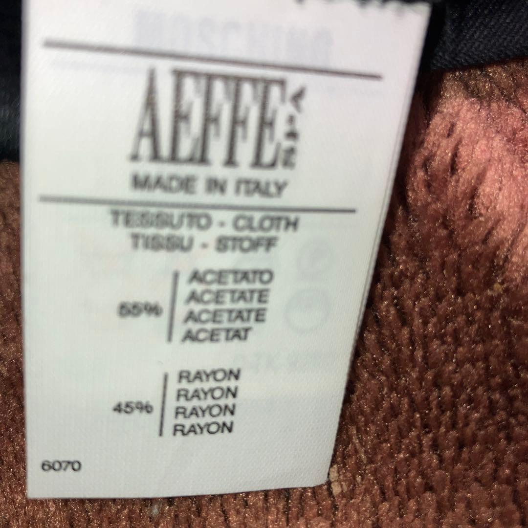 ＭＯSCHINO クチュールブラックベルト付き キュロット　イタリア製