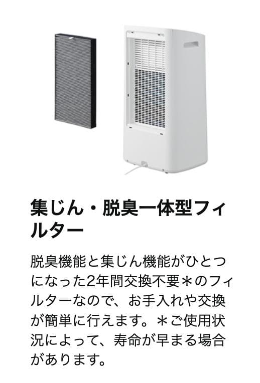 SHARP KI-ND50-W 除湿 加湿空気清浄機 ホワイト 21畳　5L