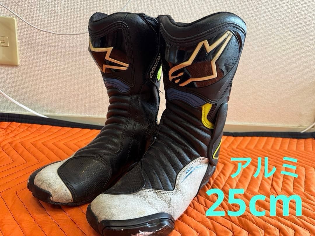 Alpinestars レーシングブーツsmx-6 v2 25cm アルミトゥー