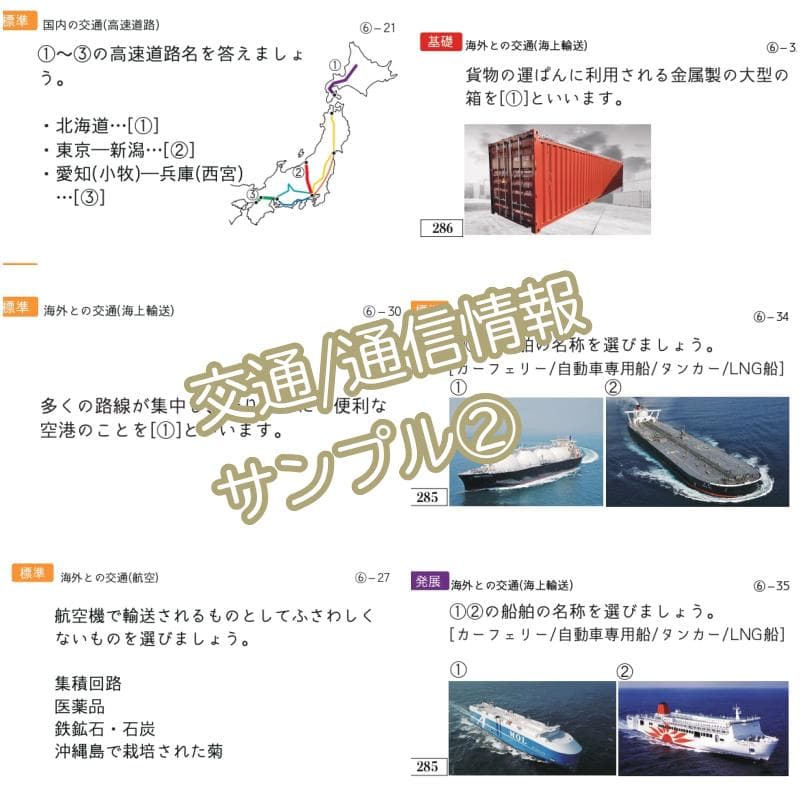 中学受験 暗記カード　極める地理(分野別)　サピックス　コアプラス　予習シリーズ