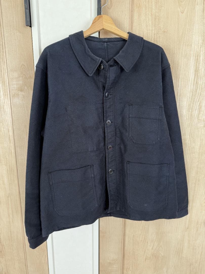 H*Y様 フレンチワーク　ブラックモールスキンジャケット