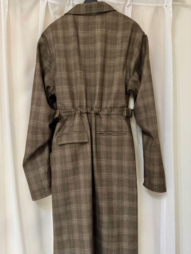 ◆coco◆Ameri WAIST CROSS CHECKDRESS