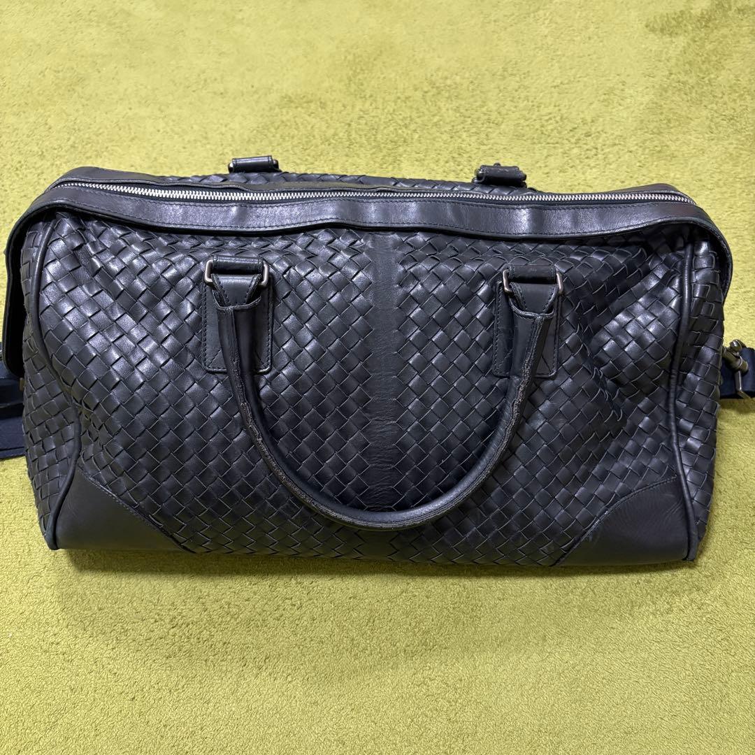 早い者勝ち！BOTTEGA VENETA ボッテガイントレチャートボストンバッグ