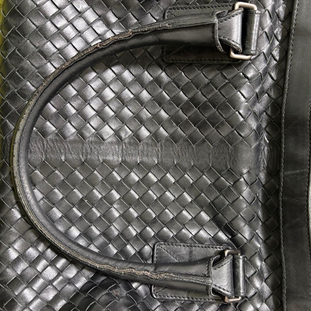 早い者勝ち！BOTTEGA VENETA ボッテガイントレチャートボストンバッグ